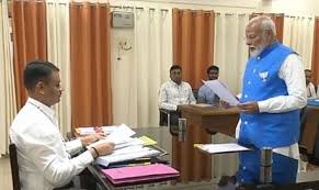 प्रधानमंत्री मोदी वाराणसी लोकसभा सीट के लिए दाखिल किया नामांकन