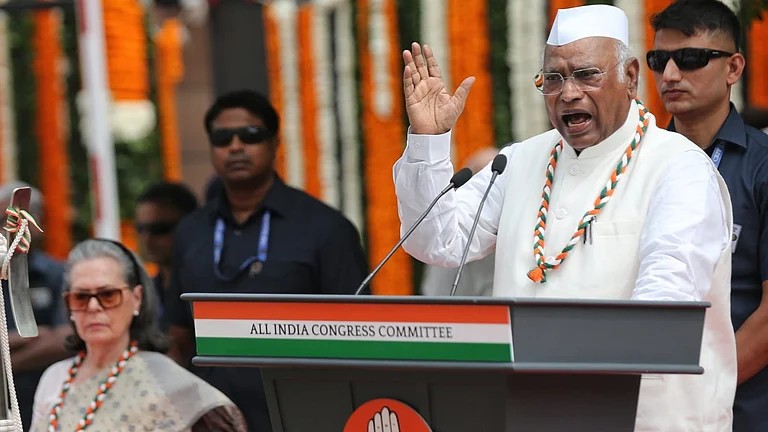 'हर भारतीय को मिले समानता, सम्मान और न्याय': कांग्रेस अध्यक्ष खड़गे  